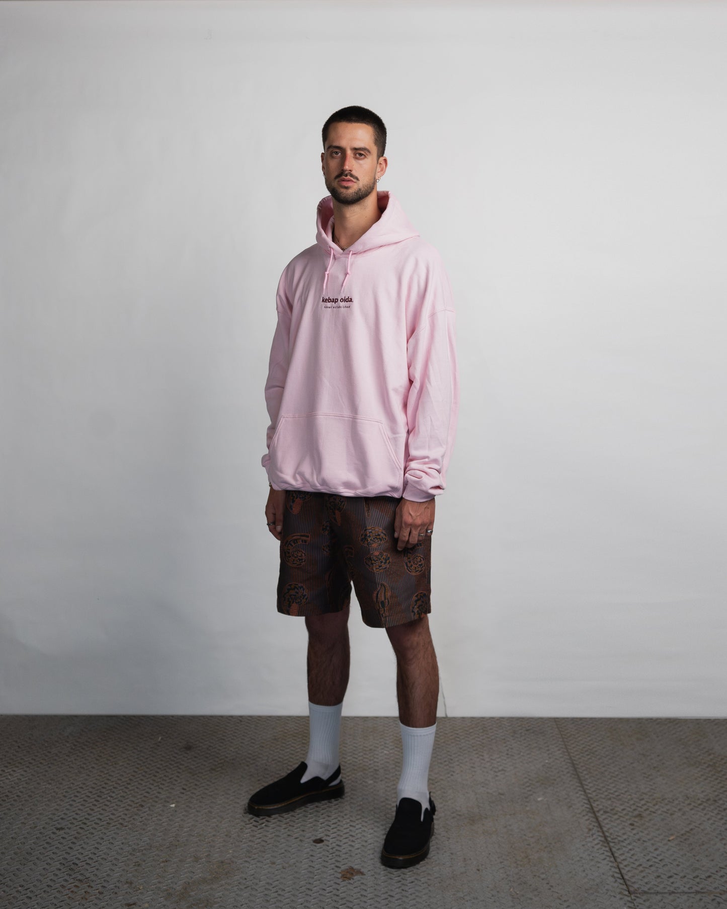 Hoodie - Never Established - Pink