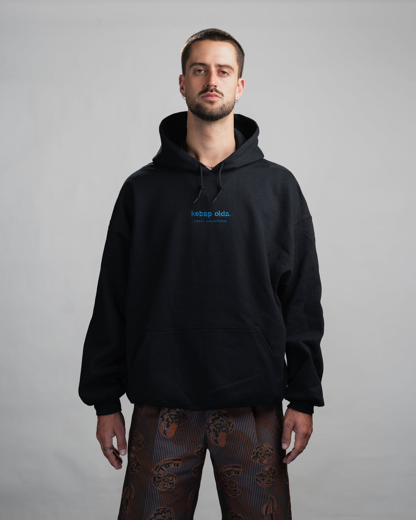 Hoodie - Never Established - Blue