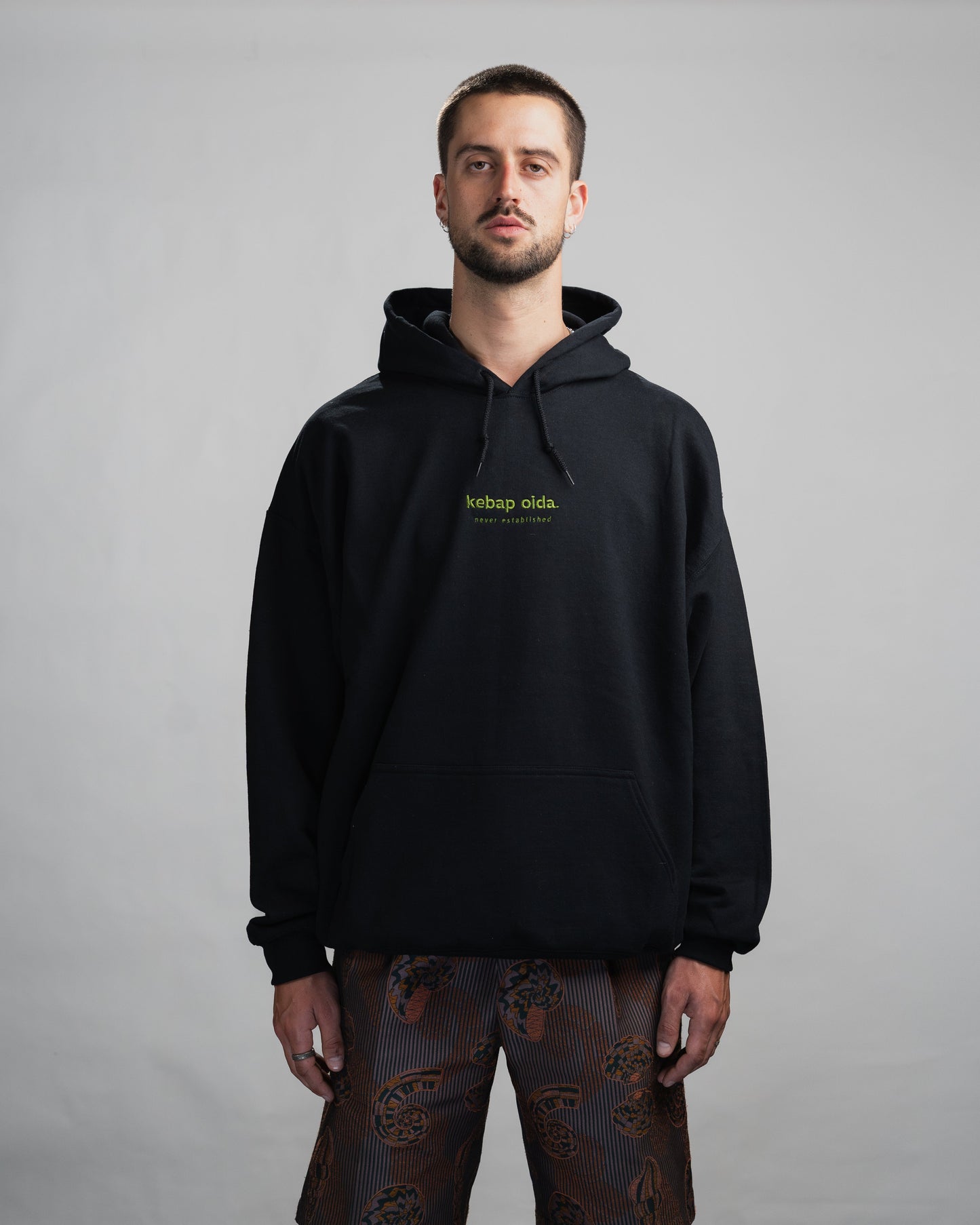 Hoodie - Never Established - Green