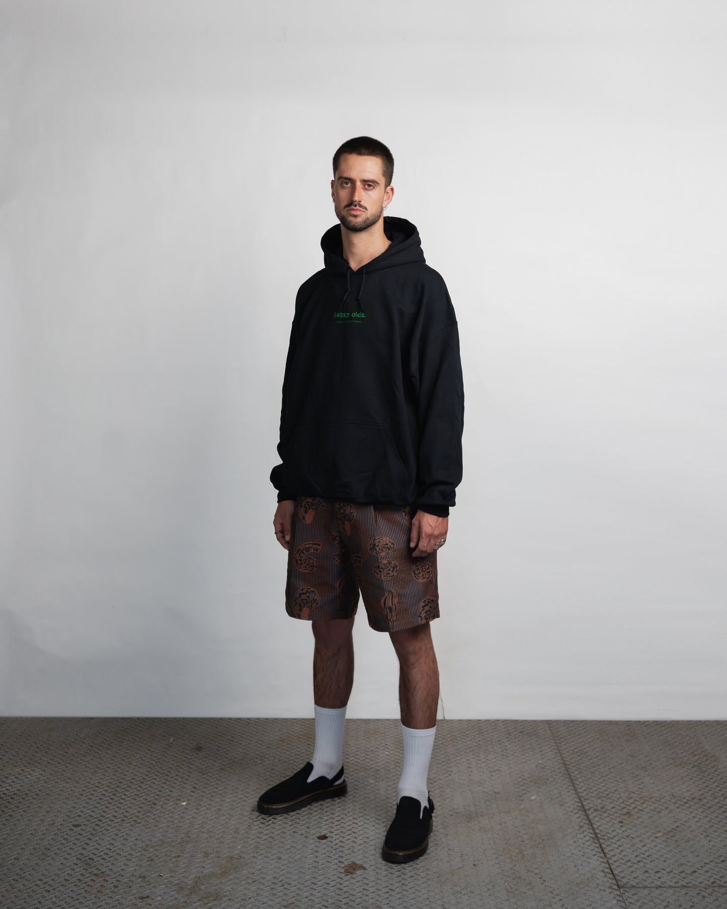 Hoodie - Never Established - Green