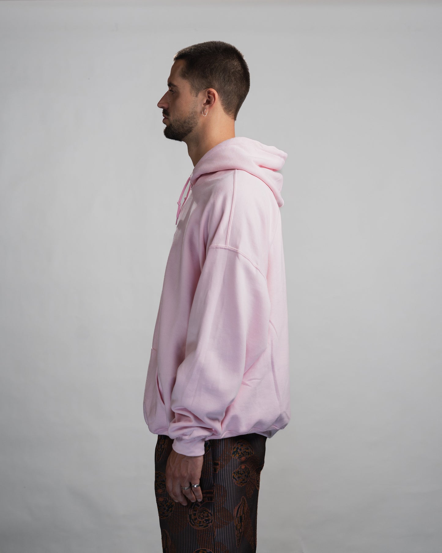 Hoodie - Never Established - Pink